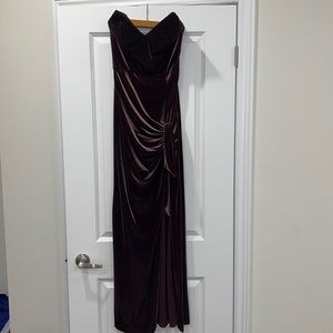 Long velvet dress